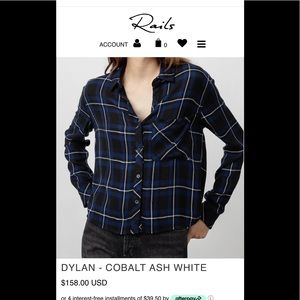 Rails plaid shirt